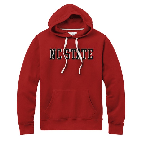 Red Vintage Stadium Hoodie - NC State