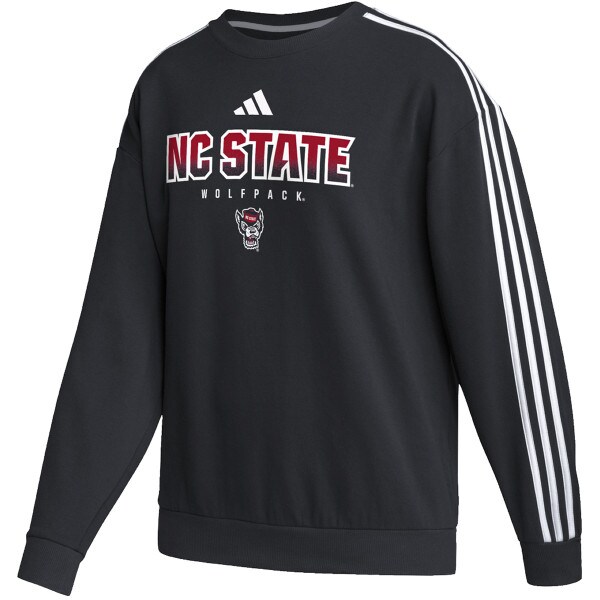 Women's adidas Black NC State Wolfpack Decorated Ultimate Bra