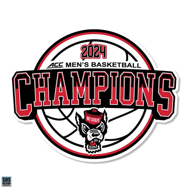 2024 Men's Basketball ACC Champions Car Magnet | Wolfpack Outfitters ...