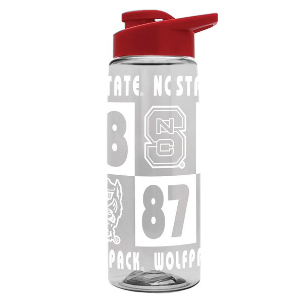 North Carolina State Wolfpack 1/2 Liter Water Soda Bottle Koozie Clip  University