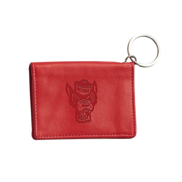 N. Carolina St. Wolfpack Deluxe Leather Tri-fold Wallet